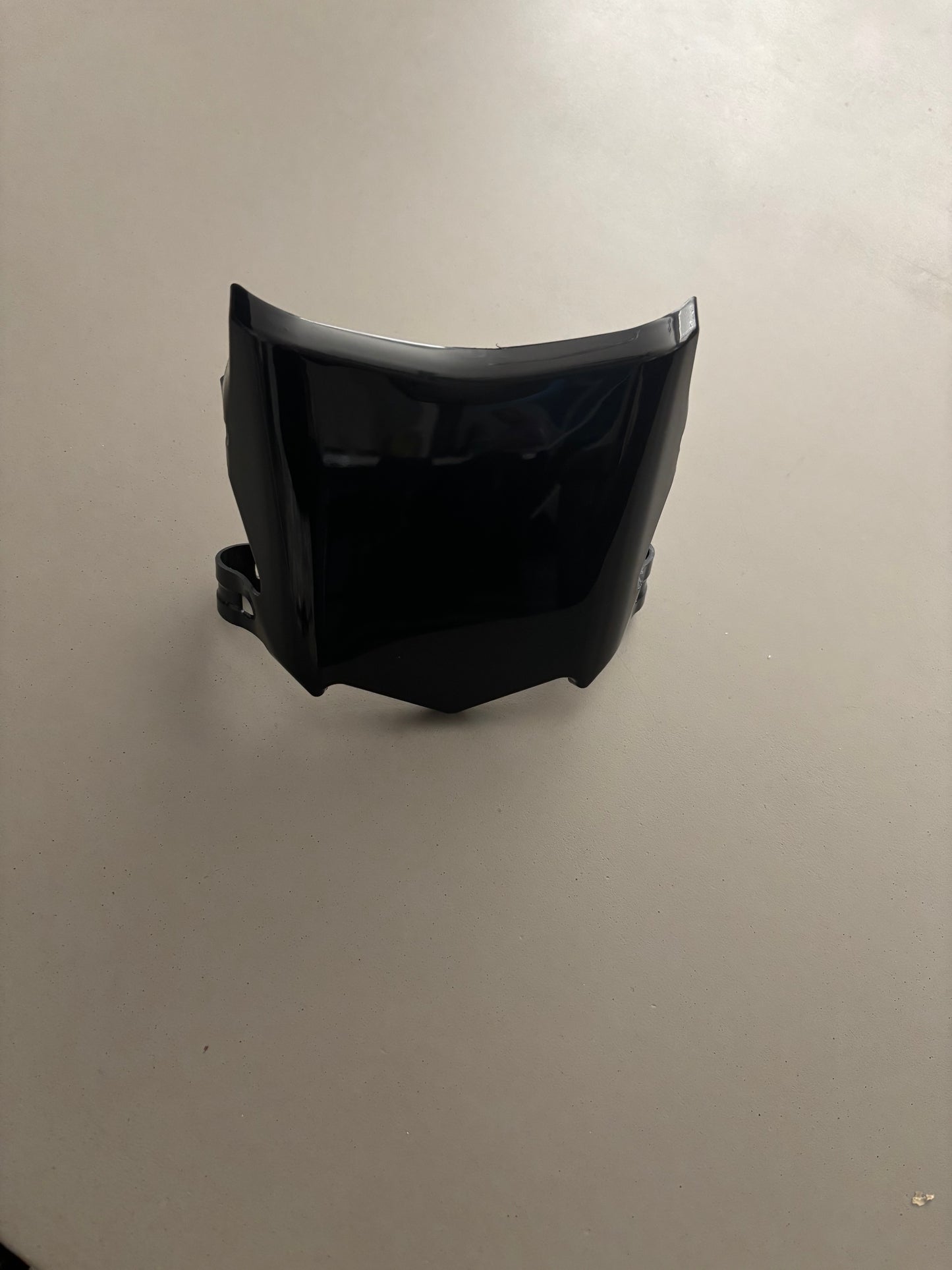 Gloss black moto cutz plate