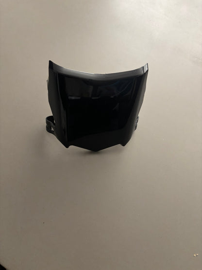 Gloss black moto cutz plate