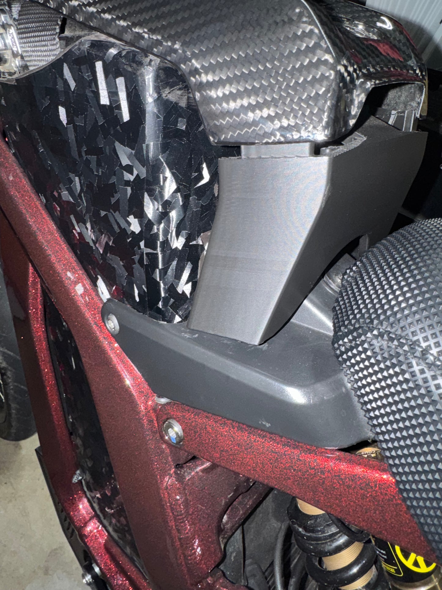 Surron battery lid extension