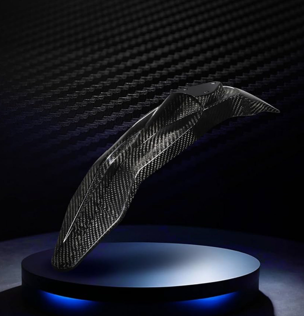 Real carbon front talaria fender